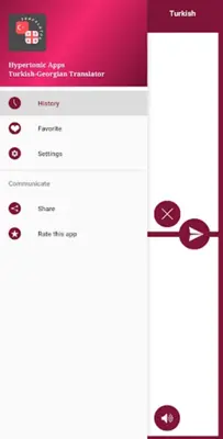 Turkish-Georgian Translator android App screenshot 2